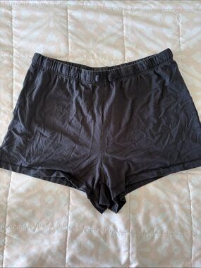 Women's Black Lounge Sleep Shorts - Soft Everyday Comfort
